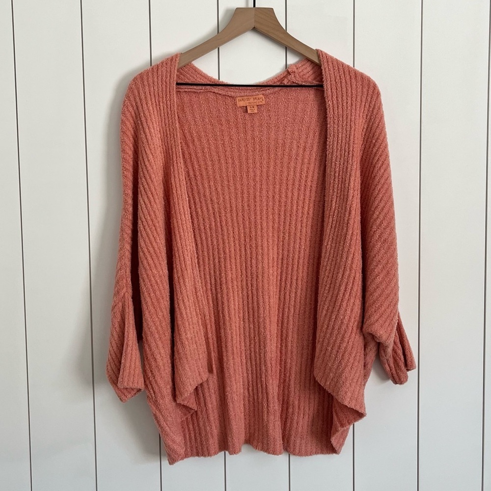 Barefoot Dreams Pink Shrug Cardigan